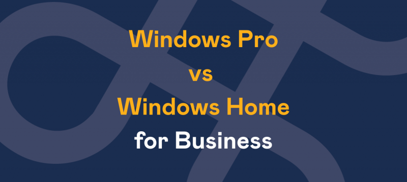 Windows Pro vs Windows Home for Business